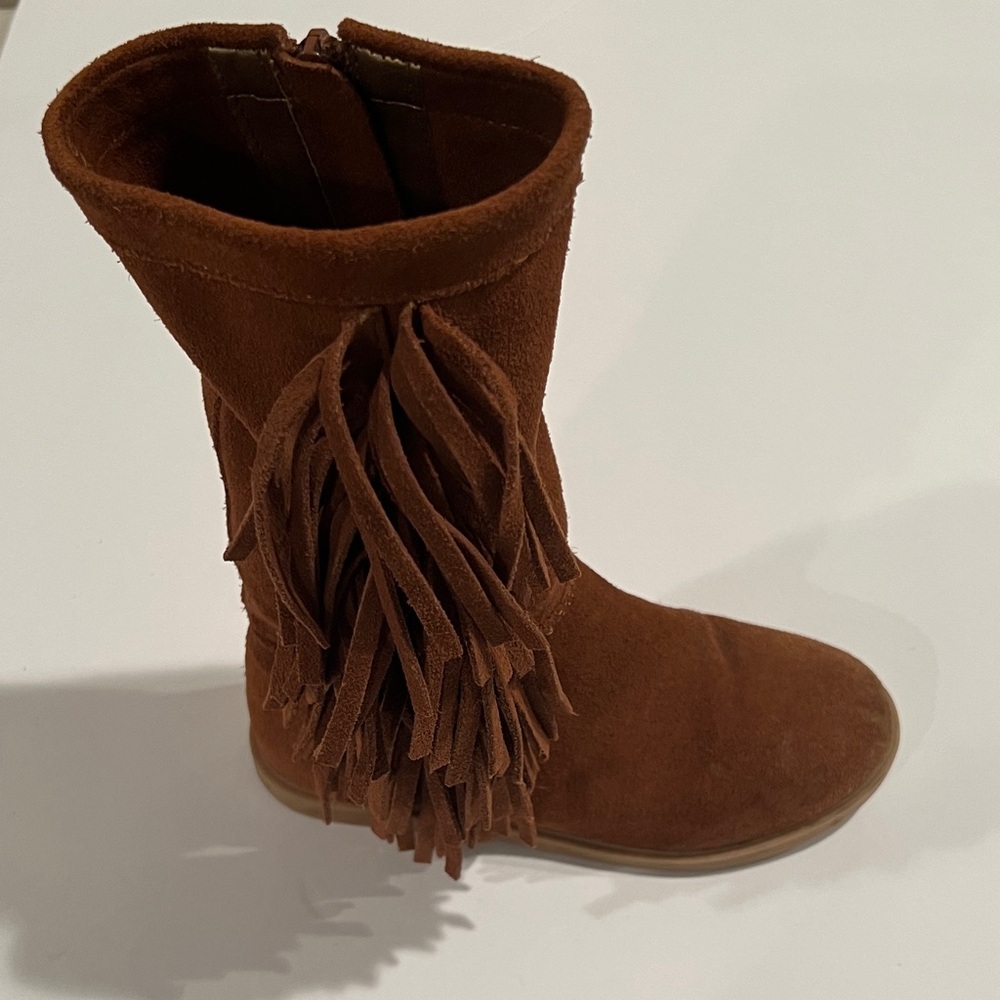 Tucker + Tate Brown Fringe Kids Boots